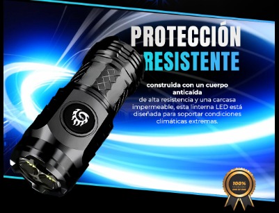 Miniatura 1 de LINTERNA TACTICA DROPS*